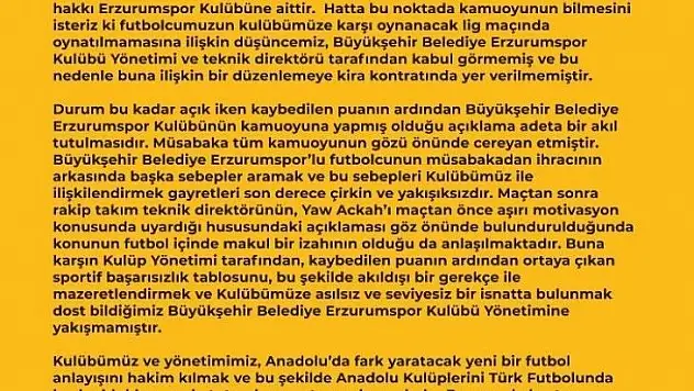 Kayserispor Kulübü Erzurumspor'u mahkemeye verecek