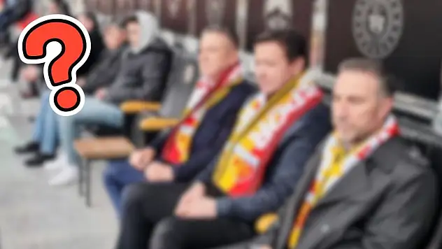Kayserispor maçında tribünde sürpriz isim...
