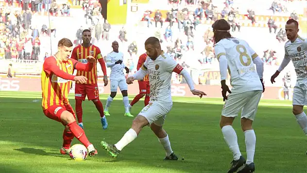 Kayserispor galibiyete hasret kaldı
