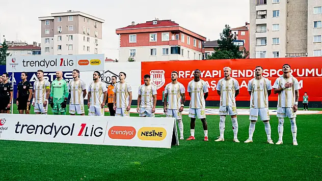 Kayserispor-Pendikspor maçında ilk yarı bitti!