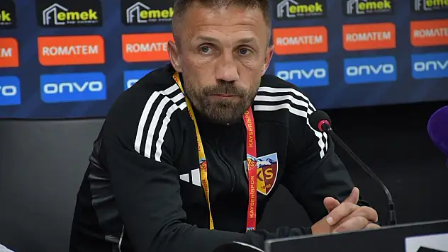 Kayserispor Yardımcı Teknik Direktörü: Sahaya enerjimizi koyduk, kalbimizle oynadık