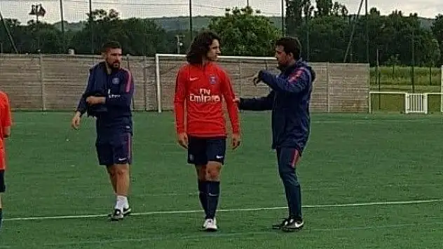 Kayserisporlu genç futbolcu PSG kampında antrenmana çıktı