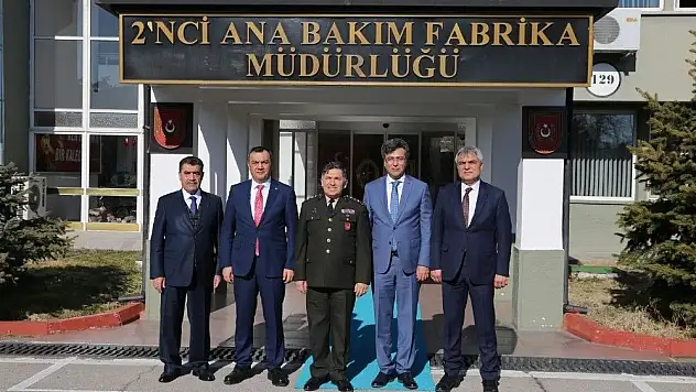 KAYSO'dan 12. Hava Üs Komutanlığı ve Ana Tamir'e Ziyaret