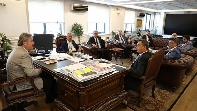 KAYSO heyeti Melikgazi Belediyesi'nde