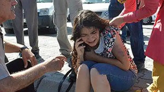 KAZA GEÇİRDİ AMA SINAVA  GİREMEYECEĞİM DİYE AĞLADI