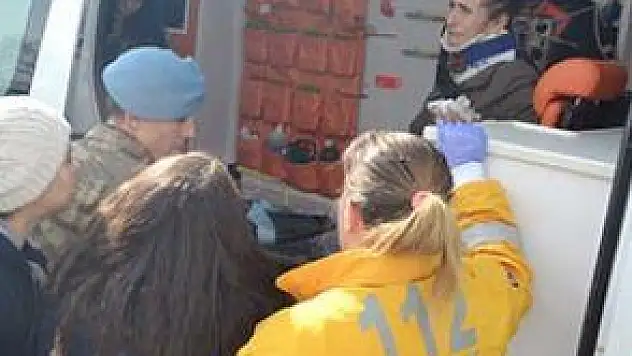 KAZA YAPTI GÖZYAŞLARINA BOĞULDU