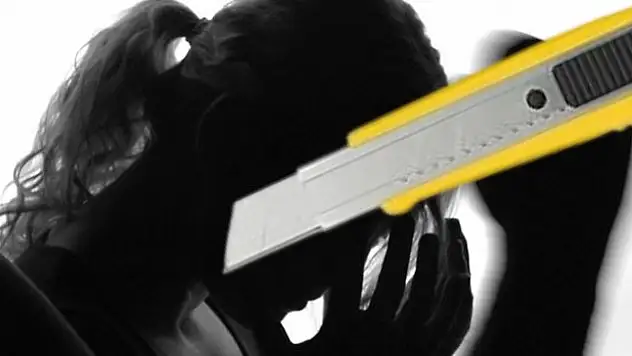 Kendisini maket bıçağı ile kesen eski eşini affetmedi