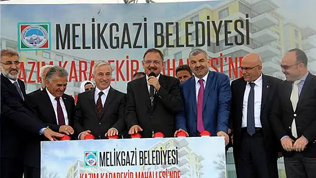 Kentsel dönüşüm konutlarının temeli atıldı