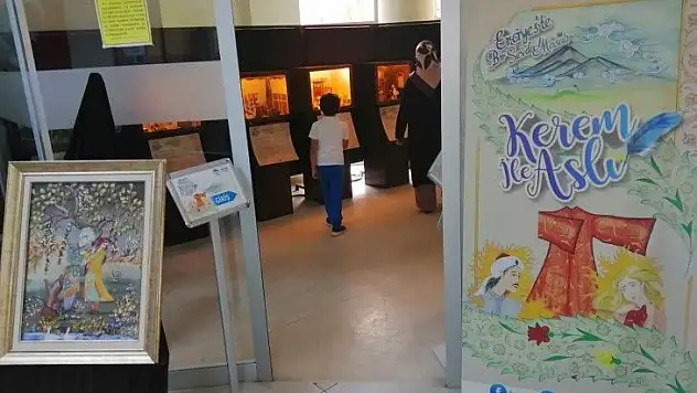 Kerem ile Aslı sergisi ilçe turunda