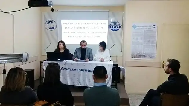 KESK Sözcüsü Karakaya: 'Bu Vatandaşı, Haklarından Mahrum Bırakma Girişimidir'
