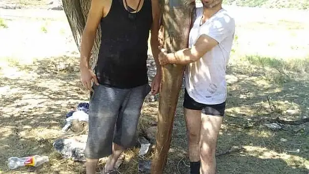 Olta ile yakaladılar!