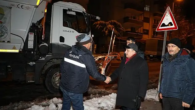 687 kilometre yolda 24 saat kar nöbeti