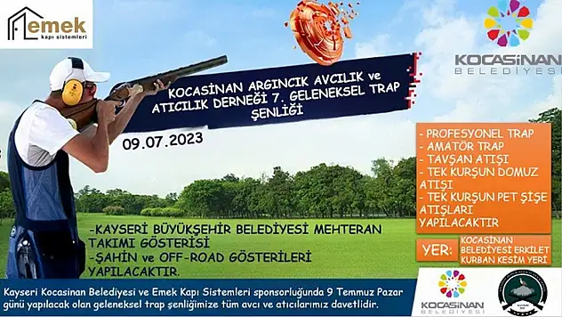 7. Geleneksel Trap Şenliği düzenlendi!