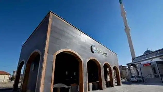 Kocasinan Belediyesinden Ecdadımızı örnek alarak kemerli modern şadırvan yaptı