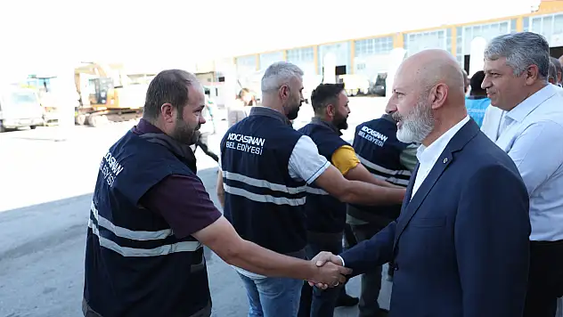 Kocasinan'da bayramlaşma