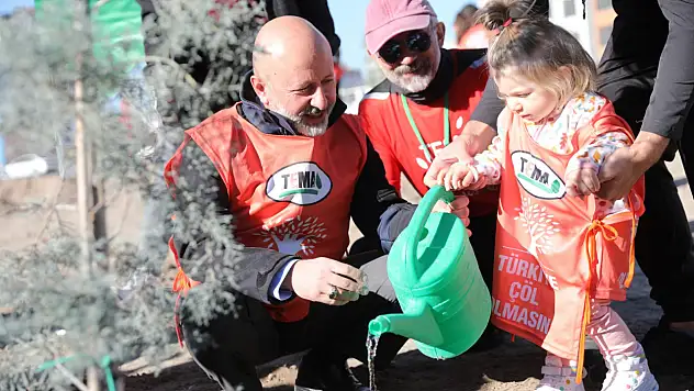 Kocasinan'da bugün dikildi, yıllar sonra gölgesinde oynayacaklar!