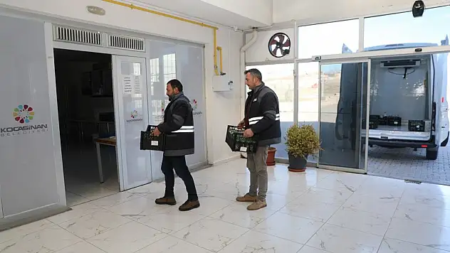 Kocasinan'da gıdalar bozulmadan sahiplerine ulaşıyor