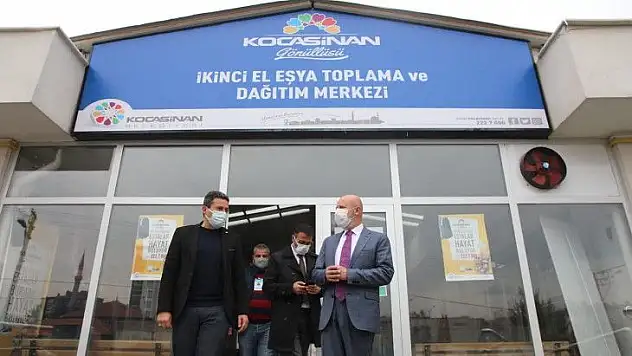 Kocasinan'da ikinci el eşyalar değerleniyor