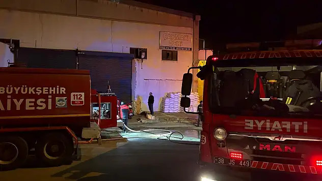Kocasinan'da korku dolu anlar! O tesiste yangın çıktı