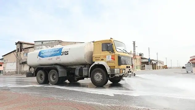 Kocasinan`da dezenfekte çalışması