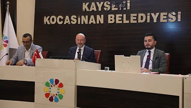 Kocasinan Meclisi'nde kararlar oy birliği ile alındı