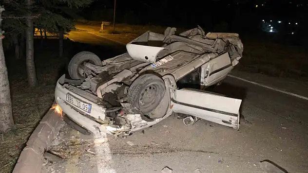 Otomobil takla attı: 5 yaralı