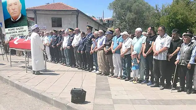 Kore Gazisi Angay'a veda