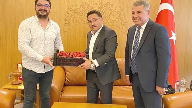 Korkmaz'dan Vali Çiçek'e ziyaret