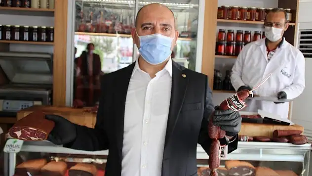 Korona virüs pastırma ve sucuk satışlarını etkilemedi