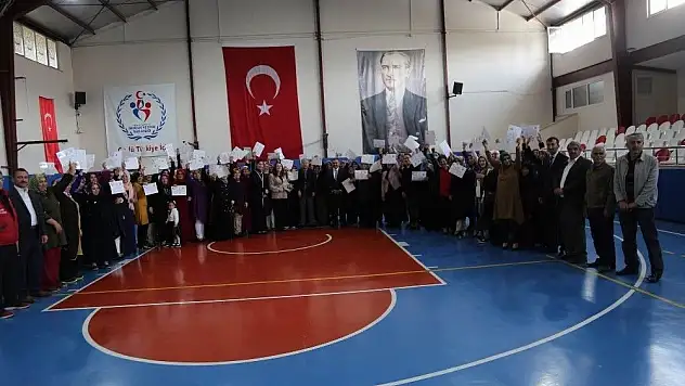 Koşabiliyorken Koş Projesi sertifika töreni yapıldı
