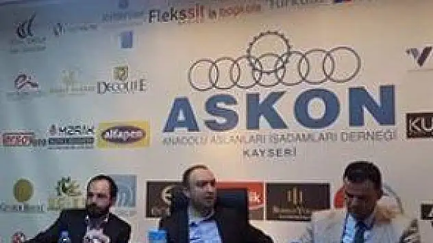  KOSGEB İL MÜDÜRÜ AHMET ÖZBEKLER ASKON ÜYELERİNE HİBE BİLGİLENDİRMESİ YAPTI