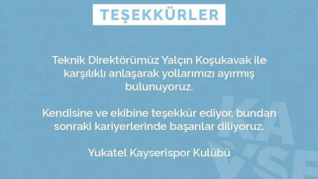 Koşukavak resmen gitti