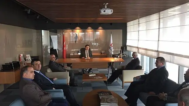 KTO heyetinden AGÜ Rektörü Sabuncuoğlu'na ziyaret