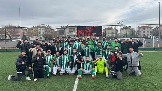 Kayseri Şekerspor, Döğerspor'u 2-1 mağlup etti