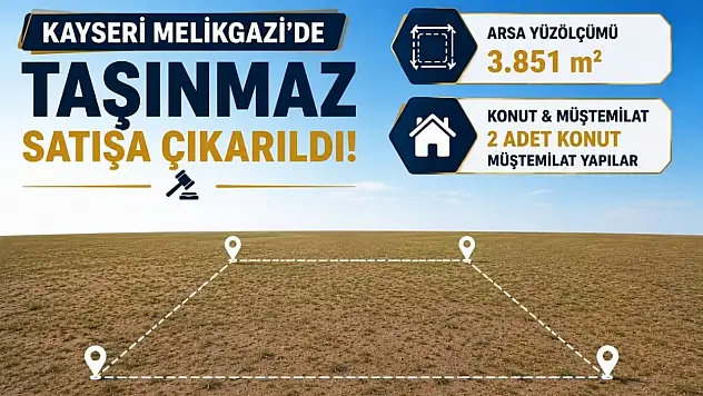 Kayseri'de icradan 42 milyonluk satış