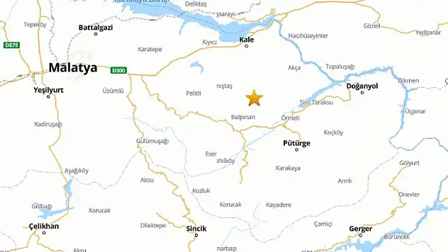 Malatya'da deprem!