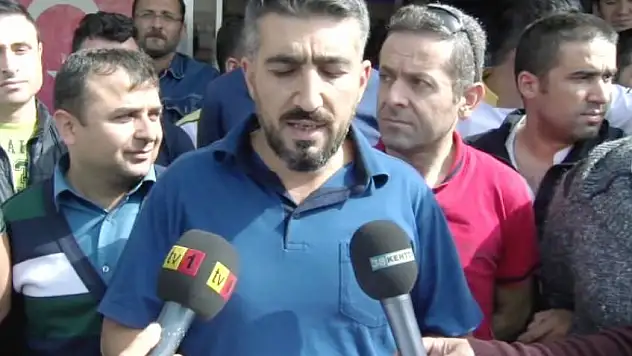 Market işçileri eylem yaptı