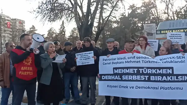 Mehmet Türkmen'in tutuklanmasına Kayseri'den tepki