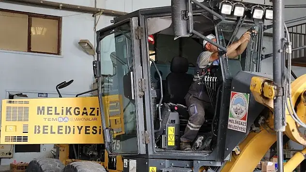 Melikgazi araçları güvenli hizmet sunuyor
