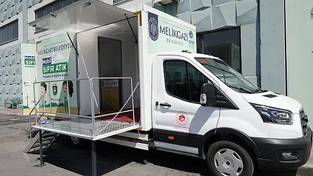 Melikgazi Belediyesi'nin yeni aracı tanıtıldı!