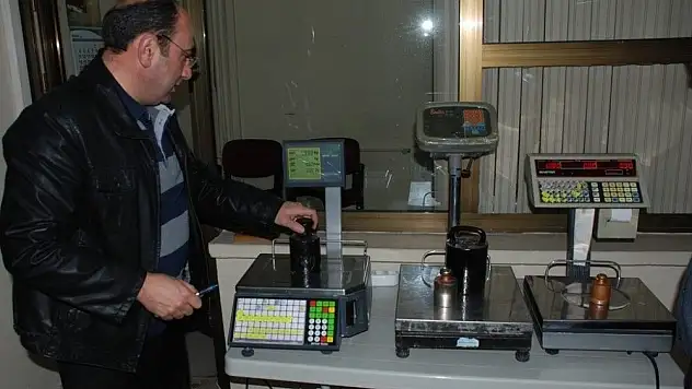 Melikgazi Belediyesi'nden terazi denetimi
