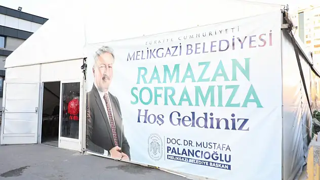 Melikgazi'de 3 noktada iftar bereketi