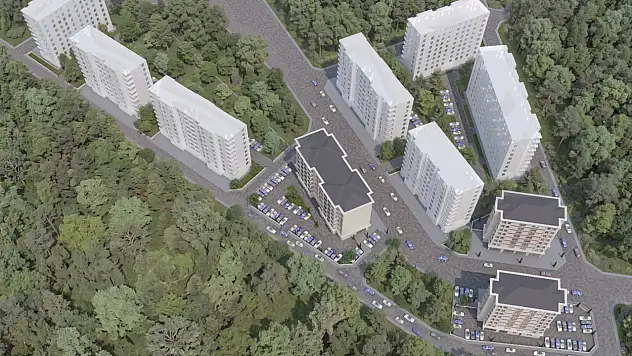 Melikgazi'de 4 blokluk yeni kentsel dönüşüm projesi