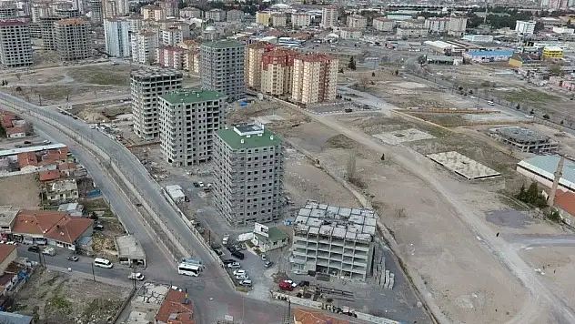 Melikgazi'de 99 dairelik konutların temeli yarın atılacak