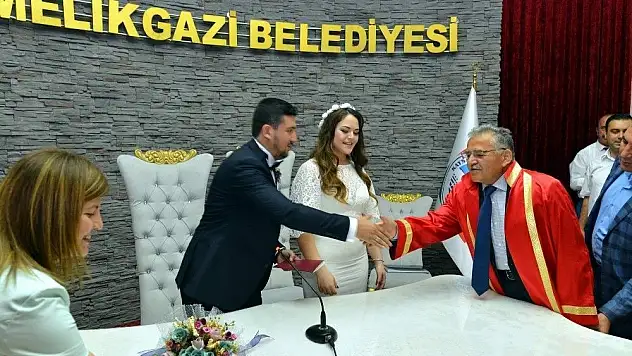 Melikgazi'de 08.08.2018'de 61 çift nikah kıydıracak

