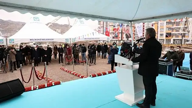 Melikgazi'de dev eğitim kompleksinin temeli atıldı