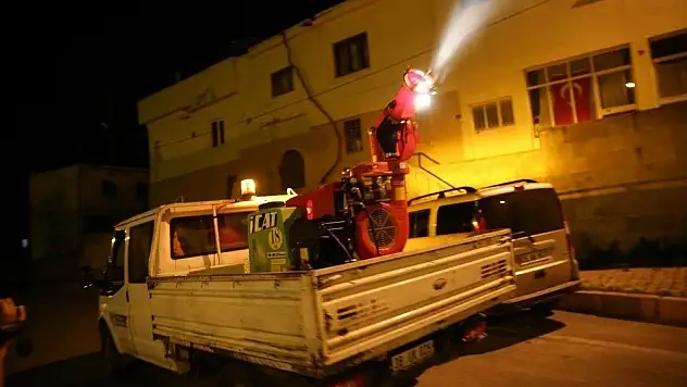 Melikgazi'de haşaratla mücadele başladı
