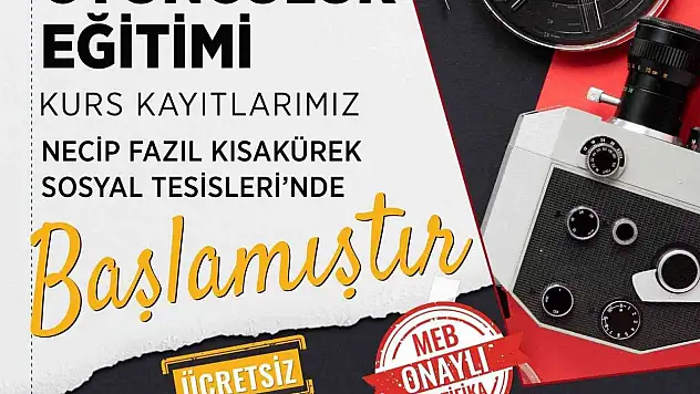 Melikgazi'de Temel Oyunculuk Eğitimi başlıyor...