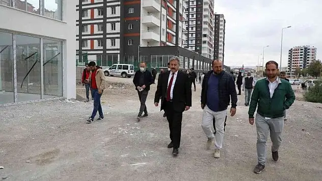 Melikgazi'de çevre düzeni çalışması devam ediyor