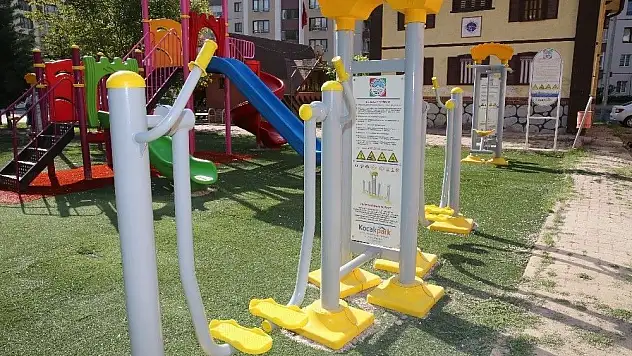 Melikgazi'de parklar yenileniyor
